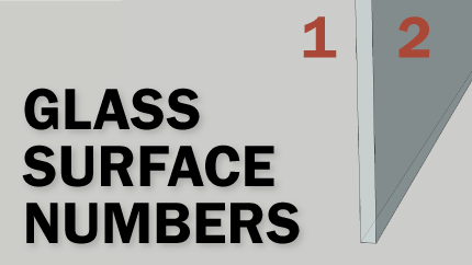 Glass Surface Numbers - Archtoolbox